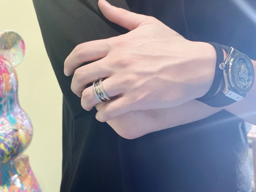 Golden and Silver Ring