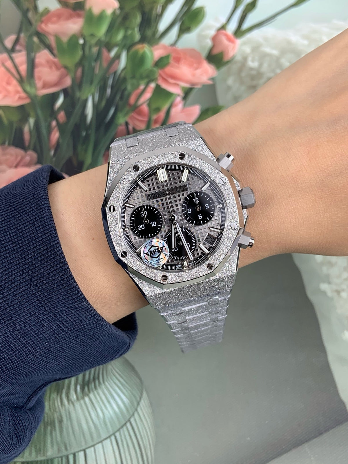 Silver black Watch