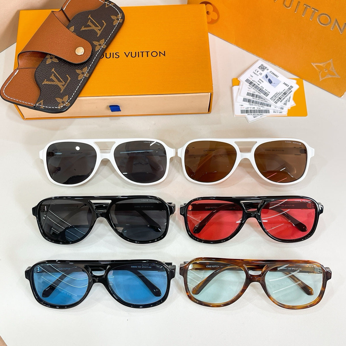 Gafas de sol multicolores