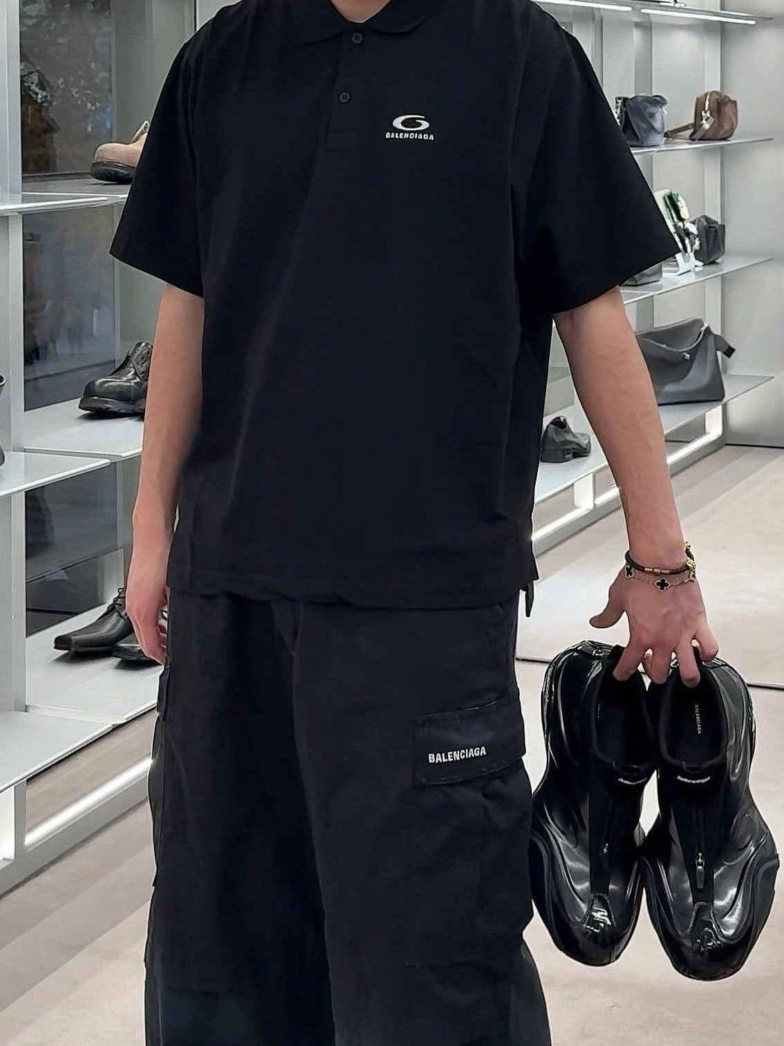 Black Polo - Size XS