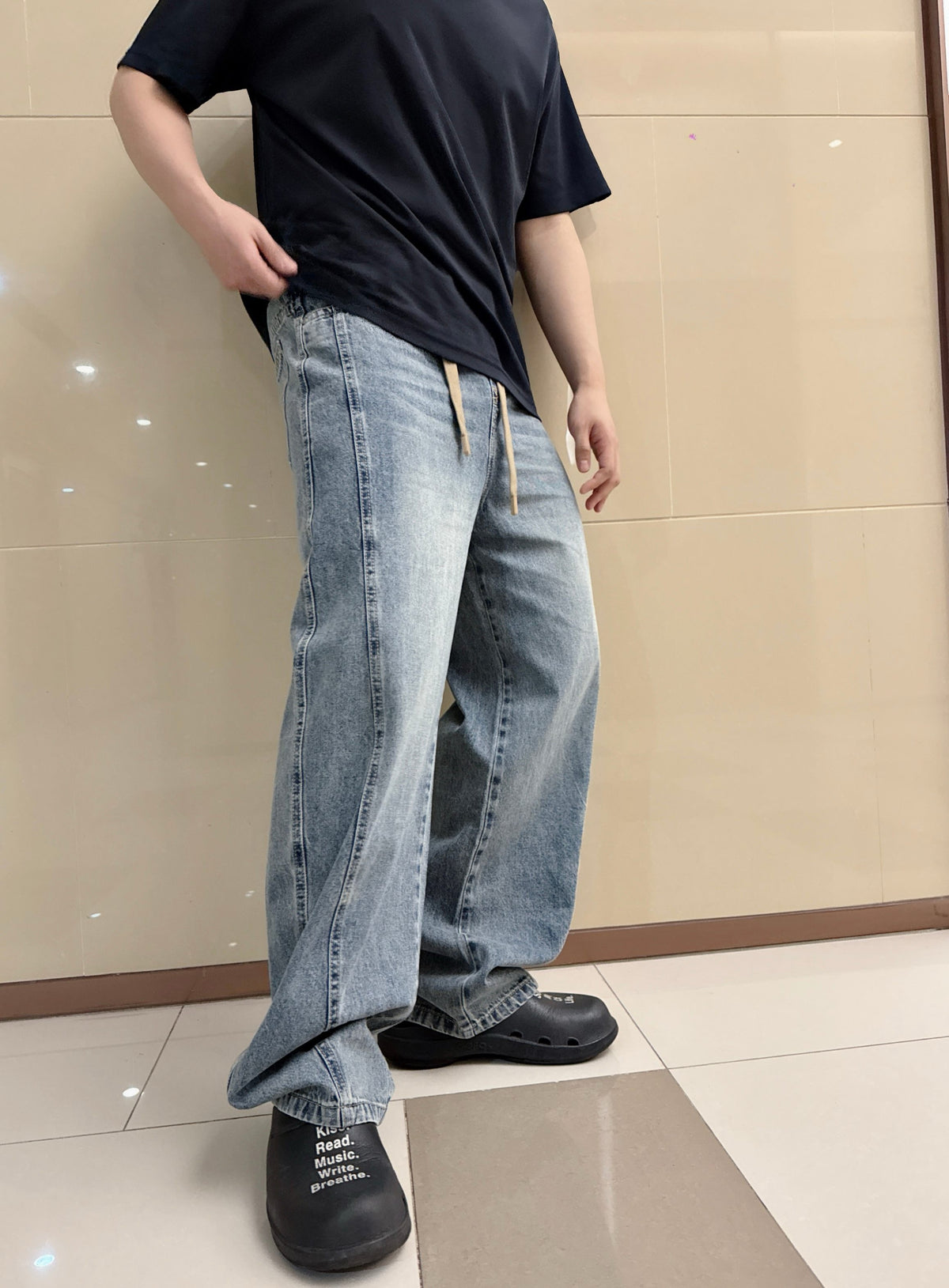 Light blue Pant - FashionHype.xyz
