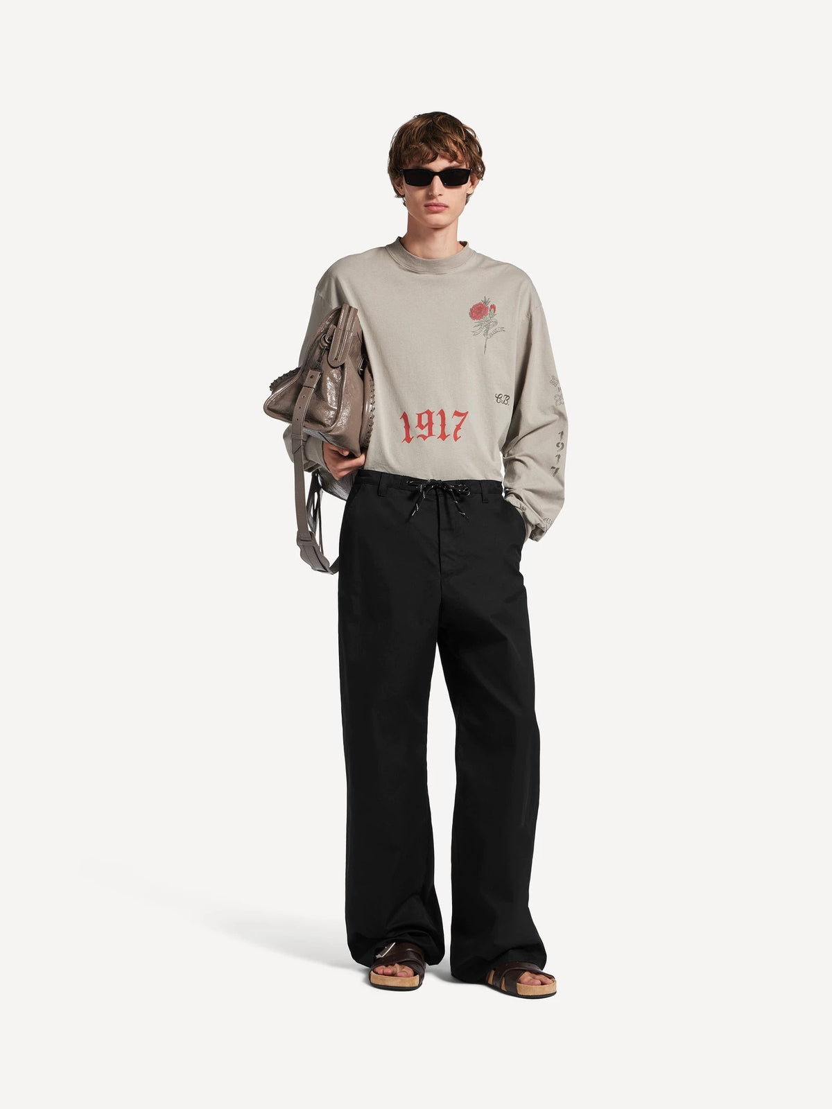 Brown and Beige Pant