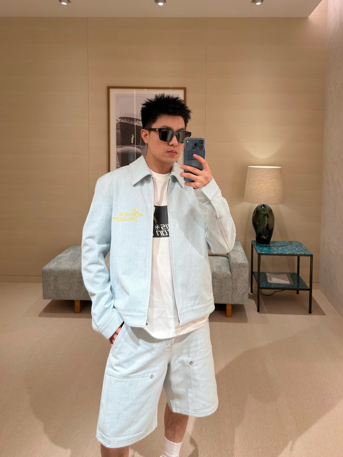Sky blue Short - FashionHype.xyz