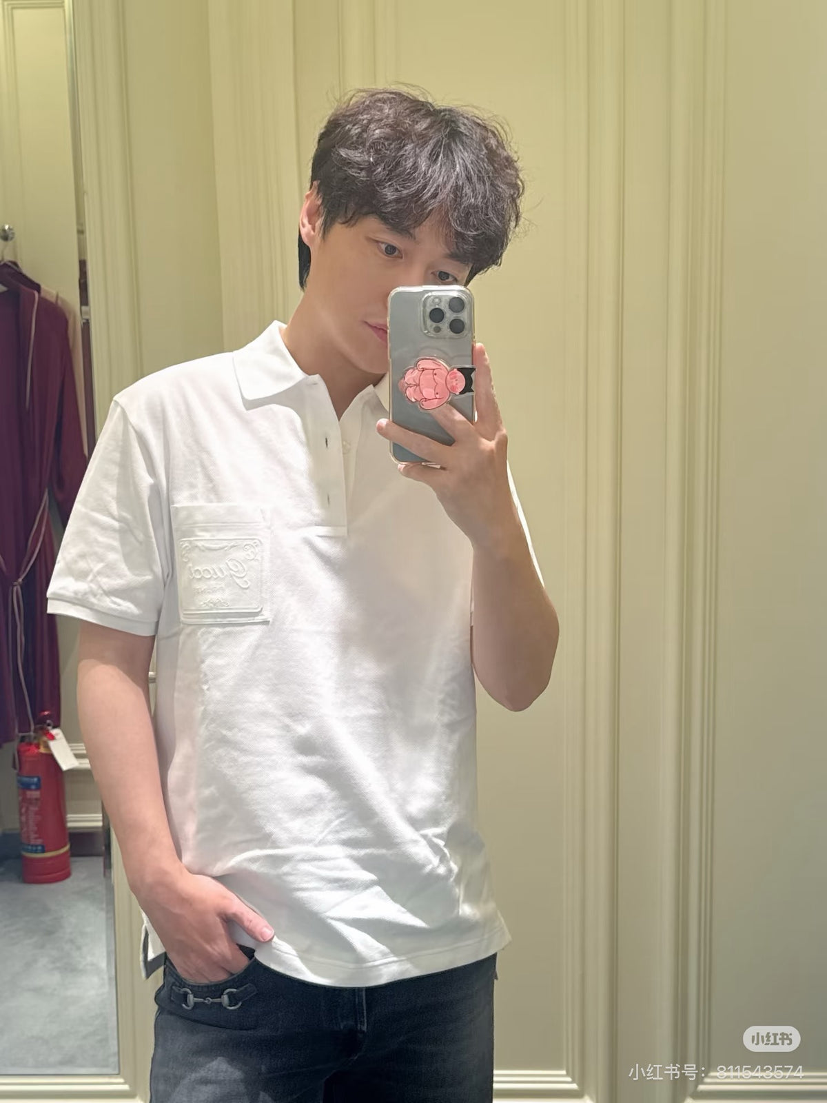 Black and White Polo