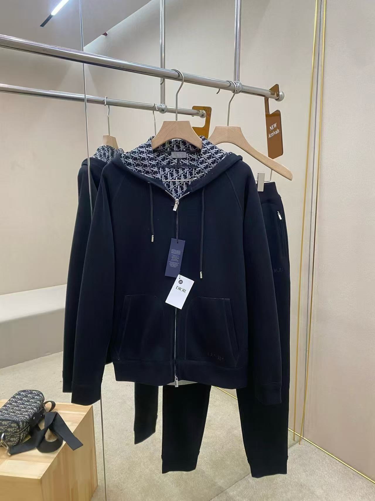 Dark Blue Pants & Jacket Set