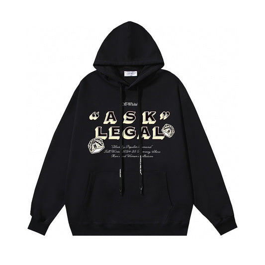 Black and White Hoodie - FashionHype.xyz
