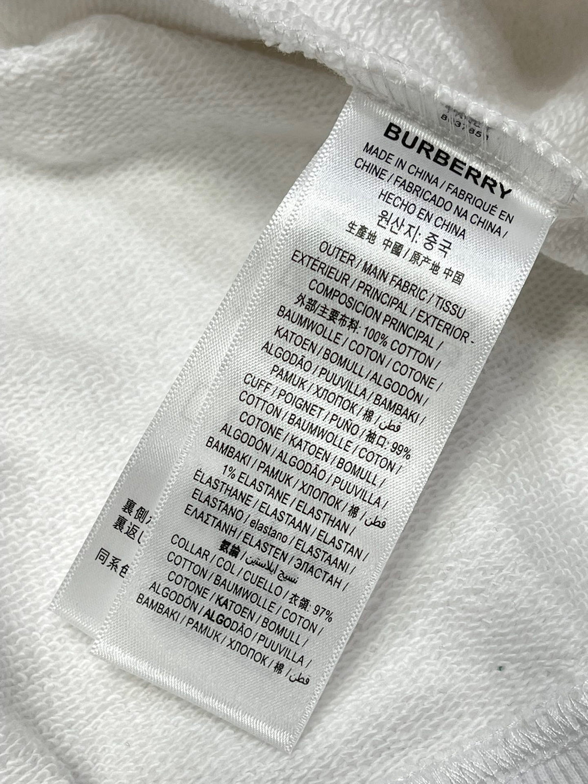 Schwarz-weißes Sweatshirt