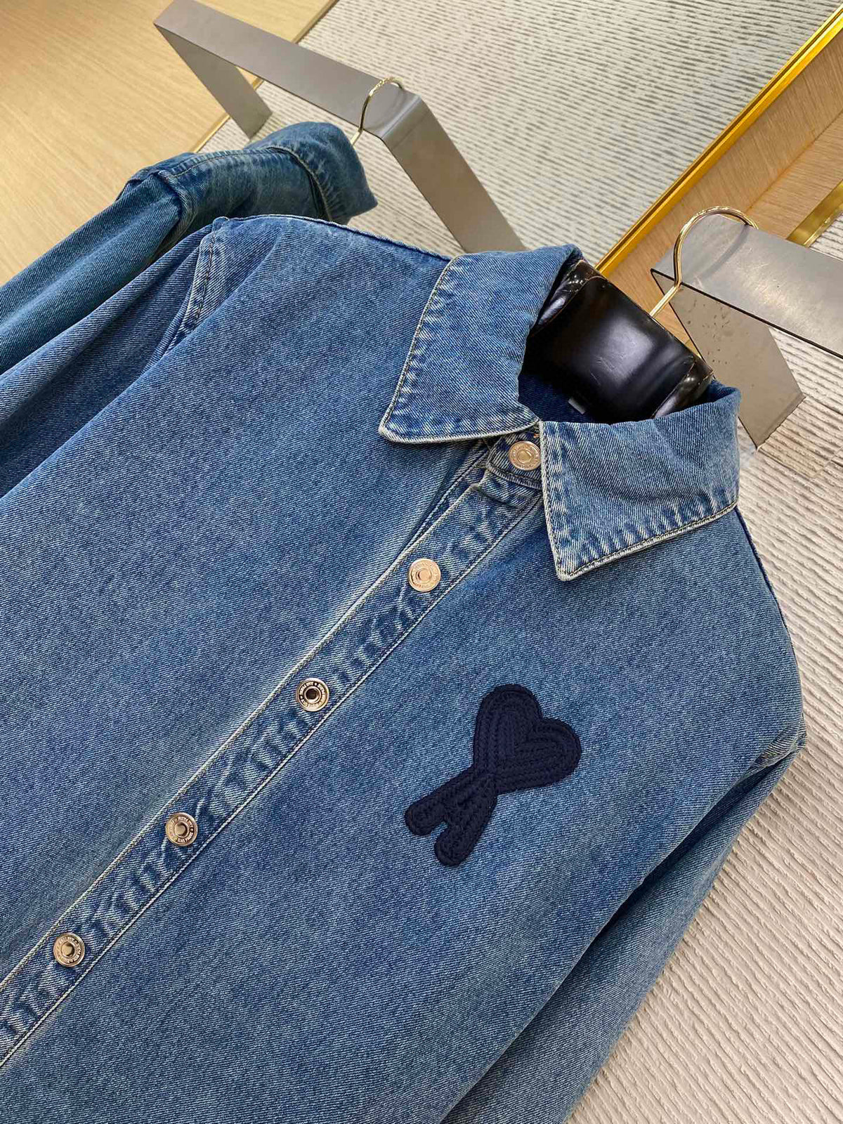 Beige and Blue Jacket - Size L