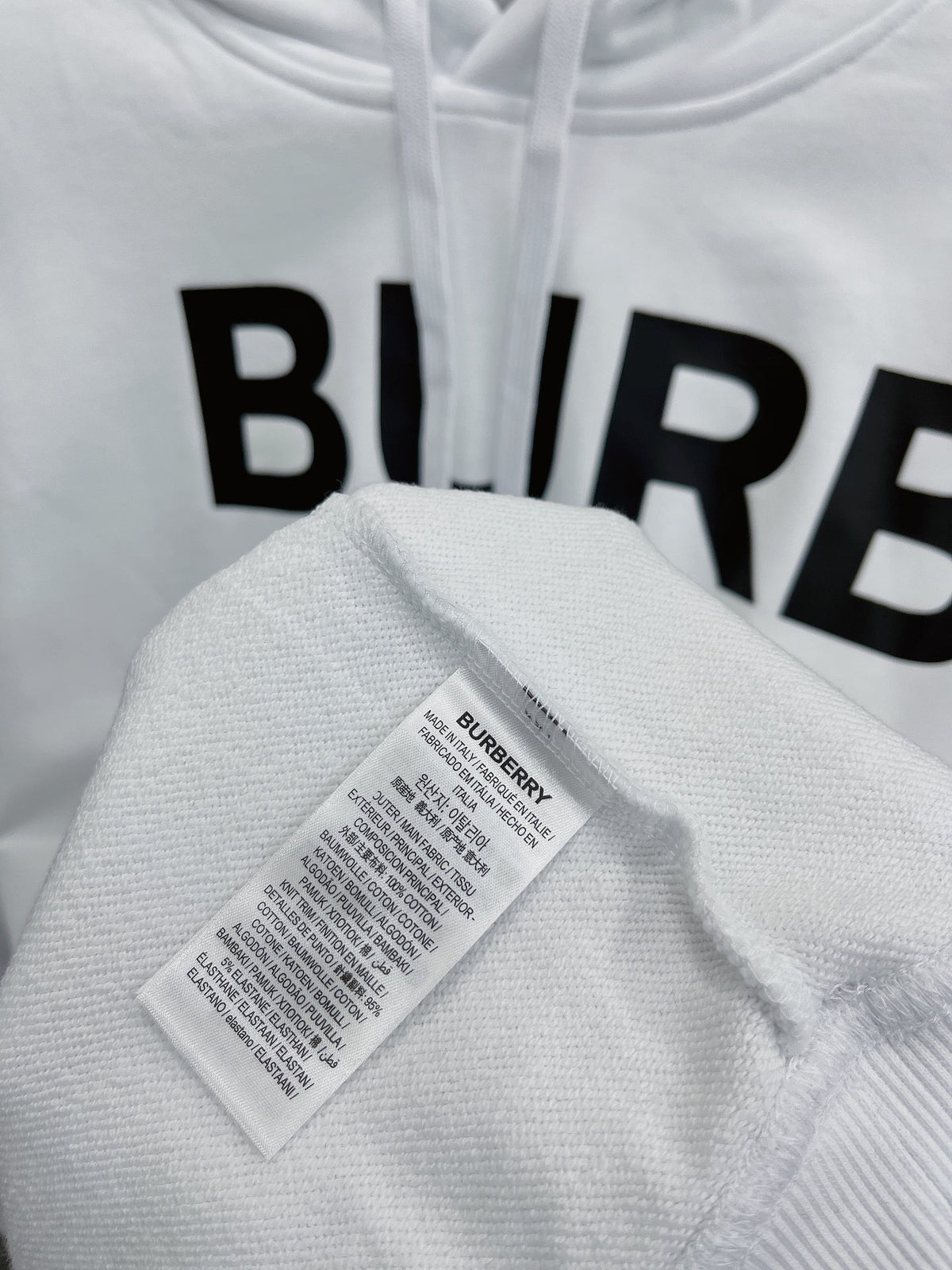 Black, Light orange and White Hoodie - FashionHype.xyz