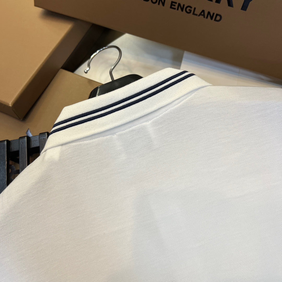 Black and White Polo - FashionHype.xyz