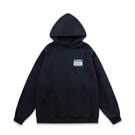 Schwarzer Hoodie