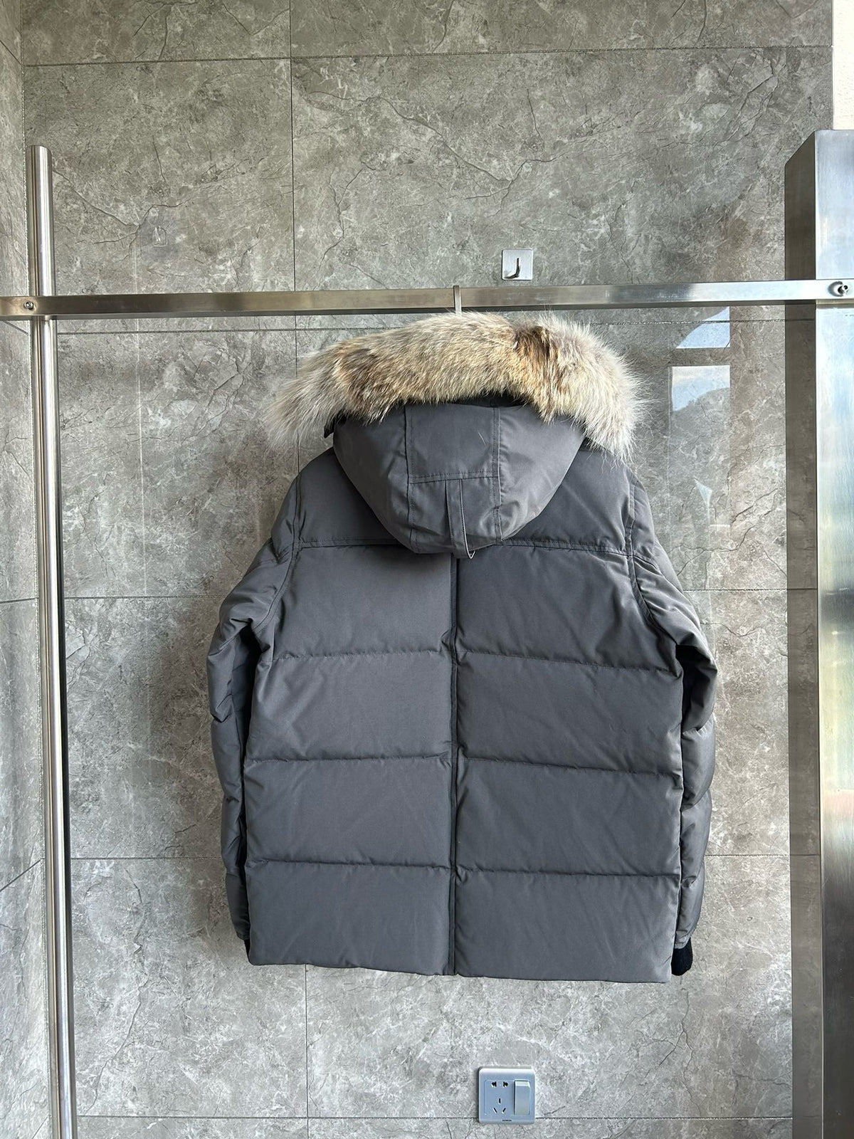 White, Grey, Blue and Black Jacket - FashionHype.xyz