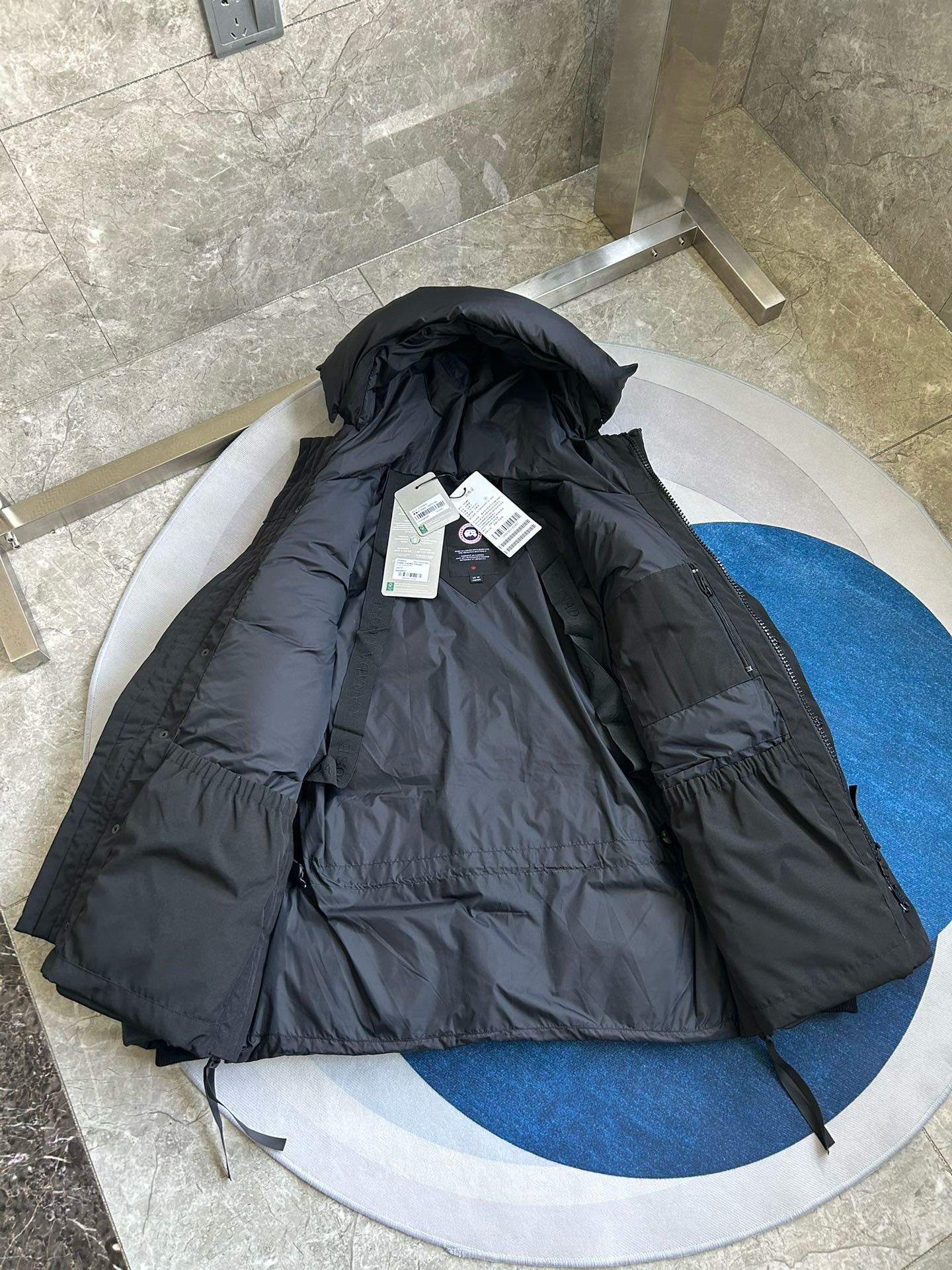 White, Grey and Black Jacket - FashionHype.xyz
