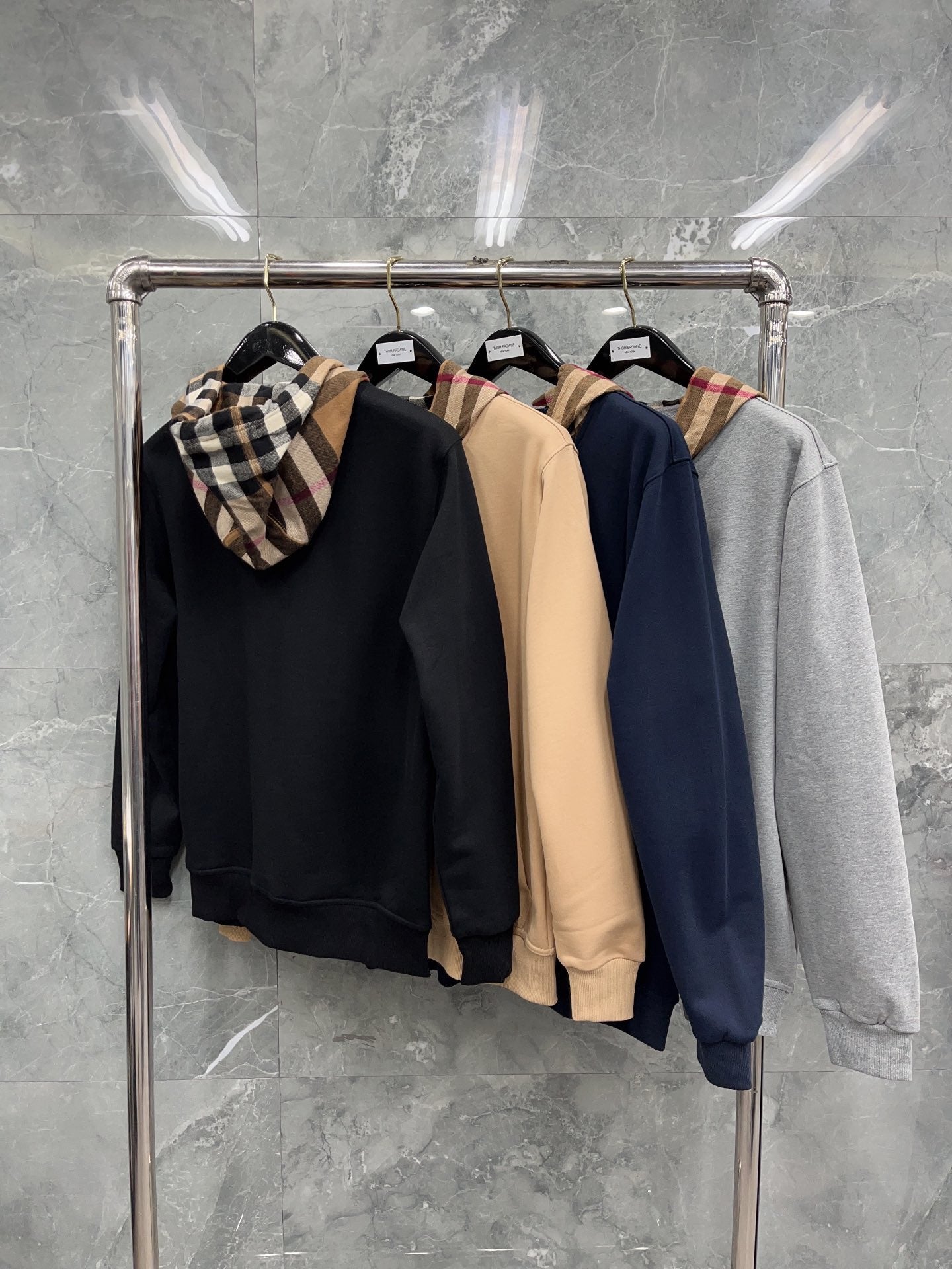 Black ,Dark Blue, Grey and Khaki Jacket - FashionHype.xyz