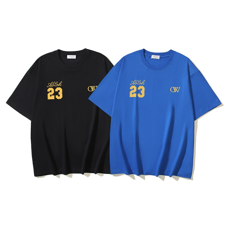 Blue and Black T-shirt - FashionHype.xyz
