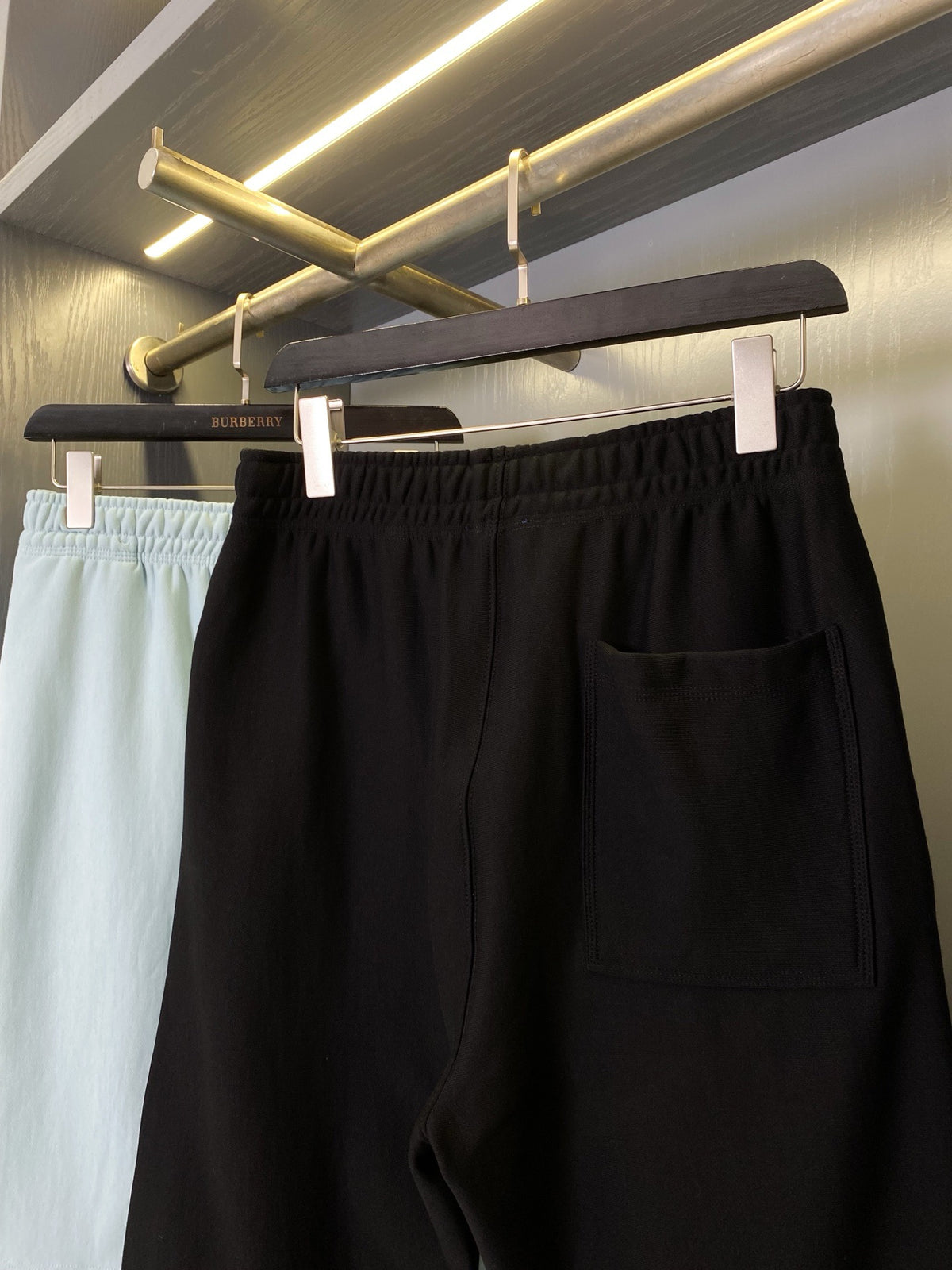 Black and Light blue Short