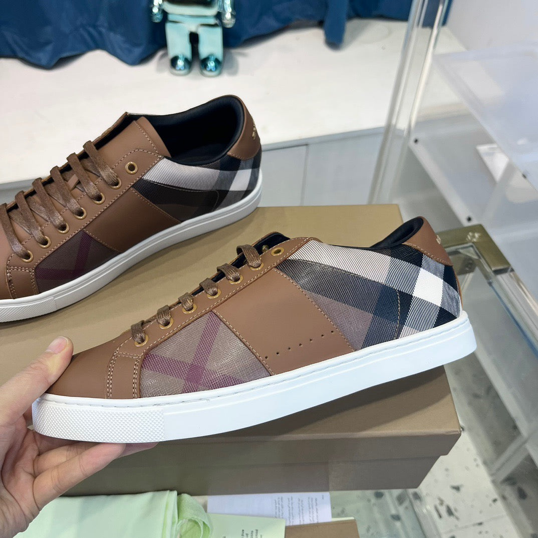 Brown grey white Shoes - FashionHype.xyz