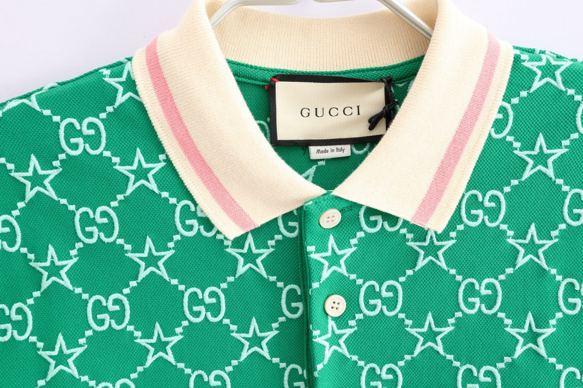 Pink and Green Polo - FashionHype.xyz