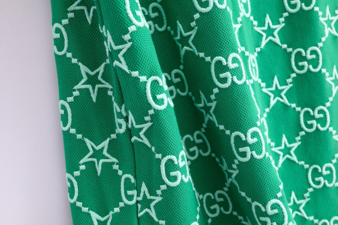 Pink and Green Polo - FashionHype.xyz