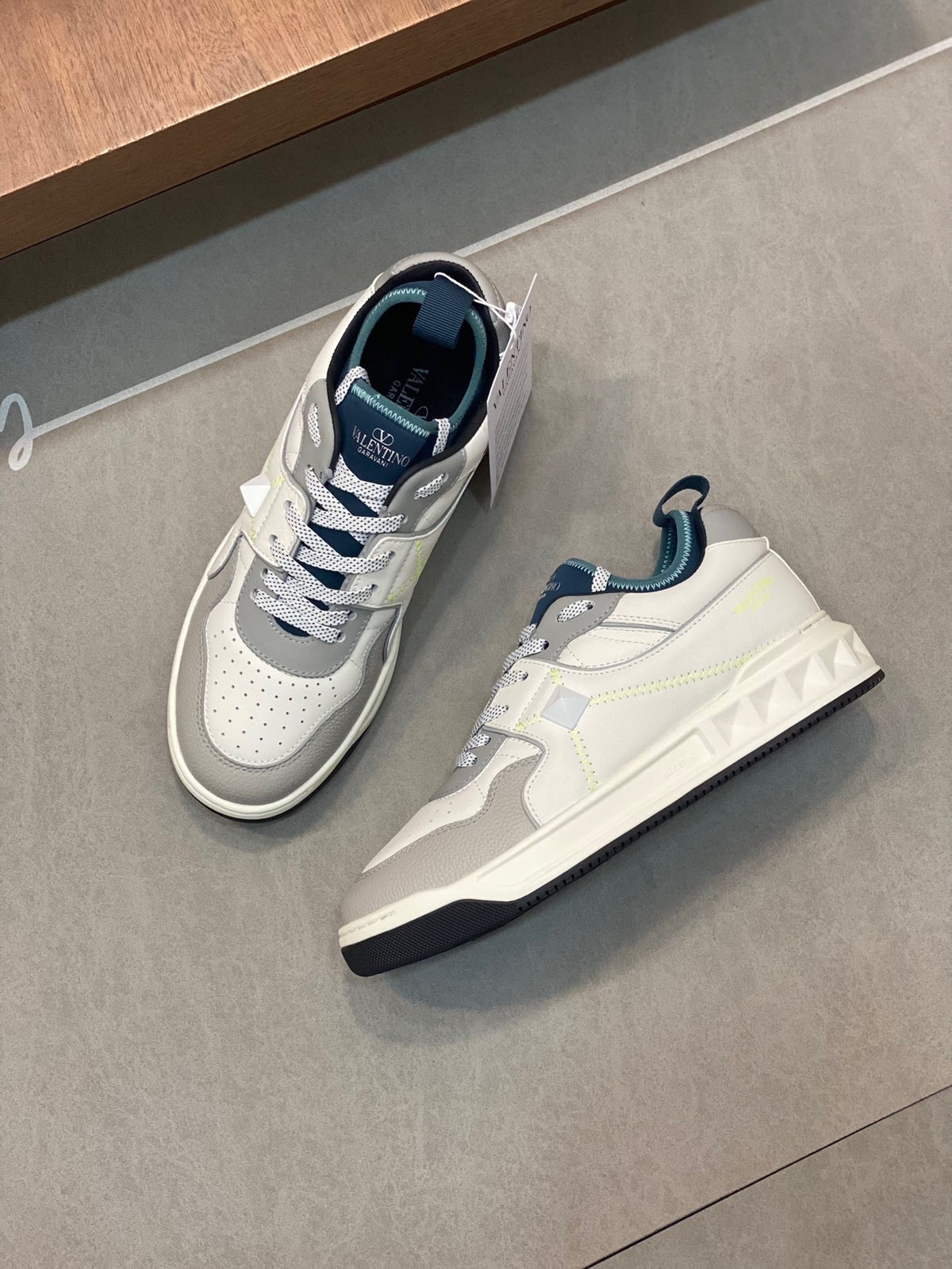 White, Black and Grey Shoes - FashionHype.xyz