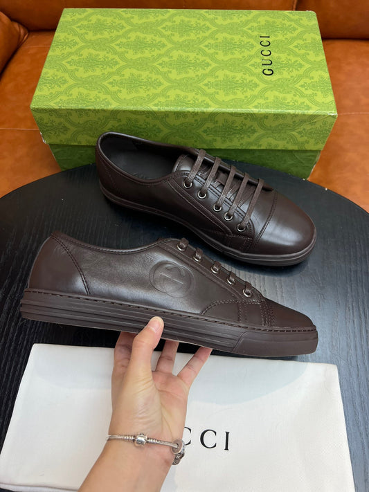 Brown, white and Black Shoes - FashionHype.xyz