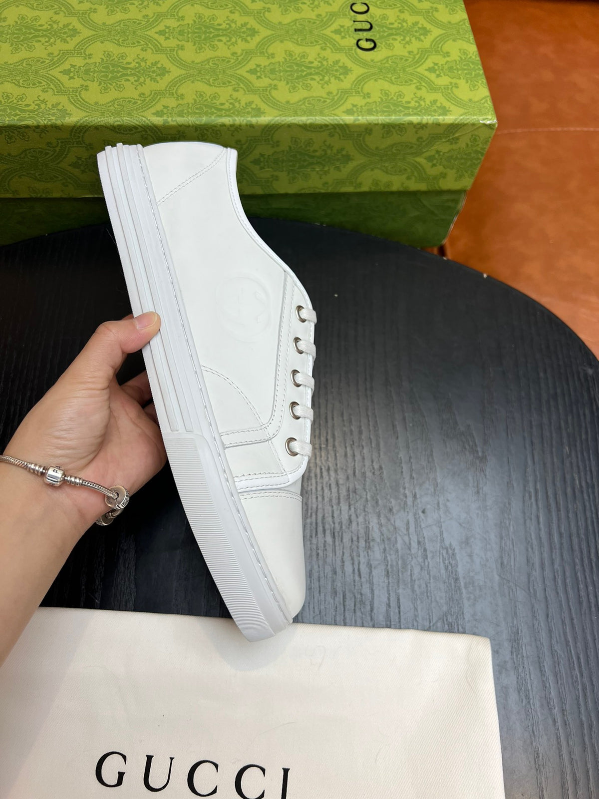 Brown, white and Black Shoes - FashionHype.xyz