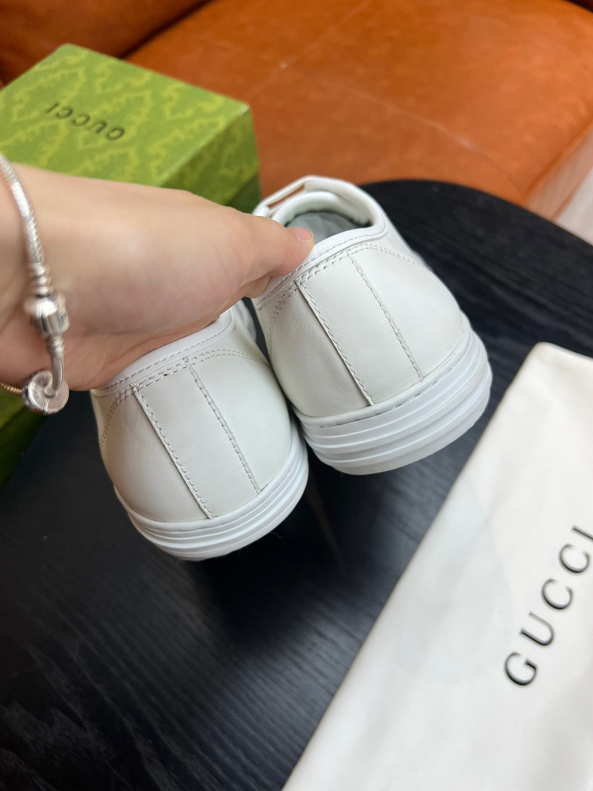 Brown, white and Black Shoes - FashionHype.xyz