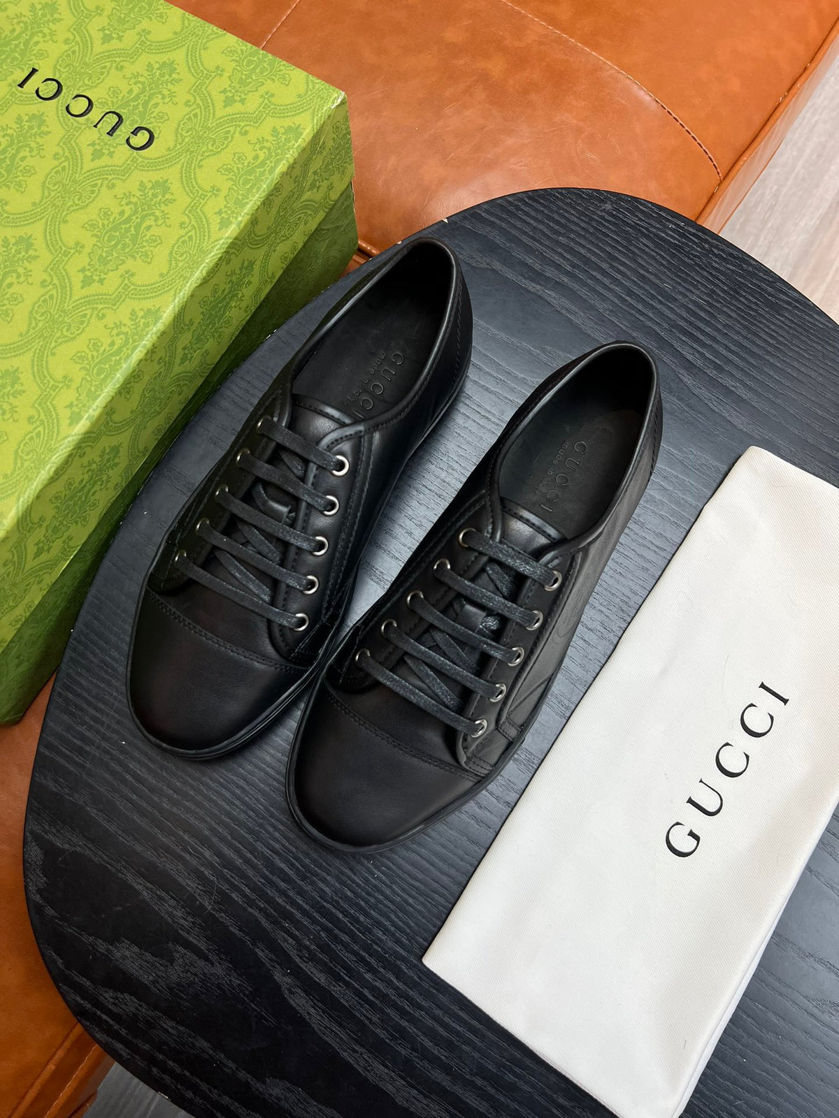 Brown, white and Black Shoes - FashionHype.xyz