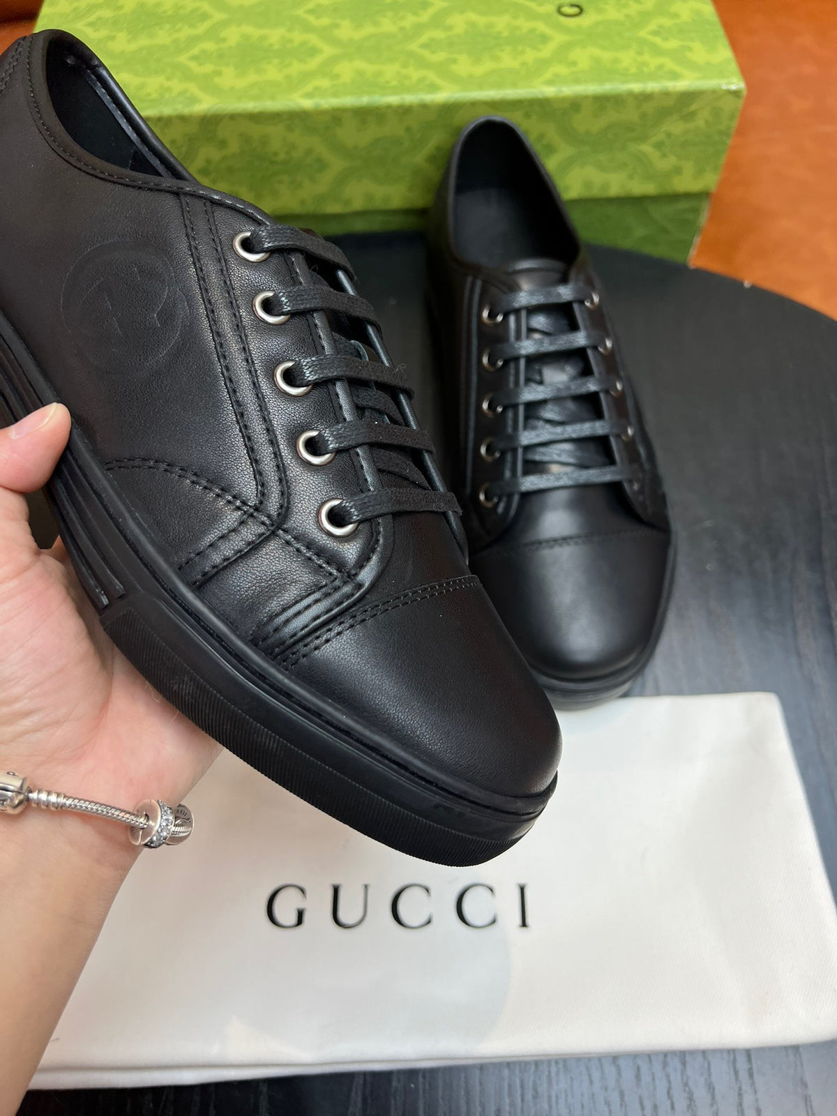 Brown, white and Black Shoes - FashionHype.xyz