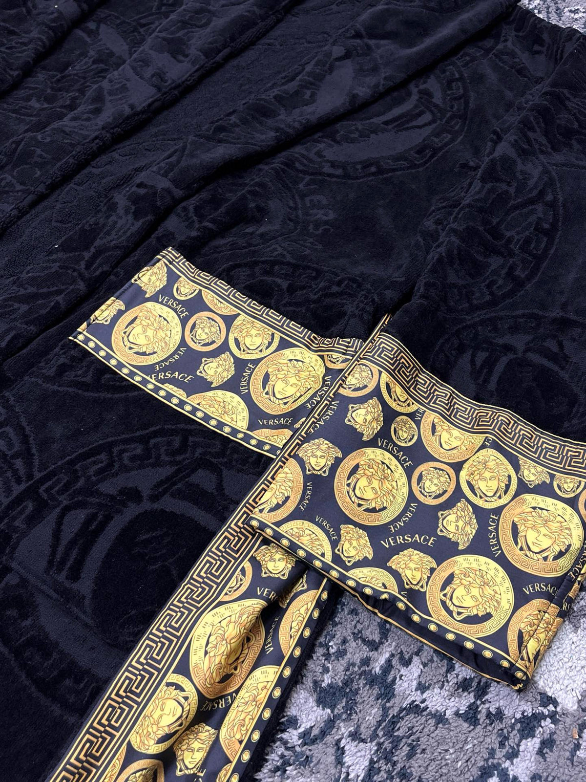 Black Bathrobe - FashionHype.xyz