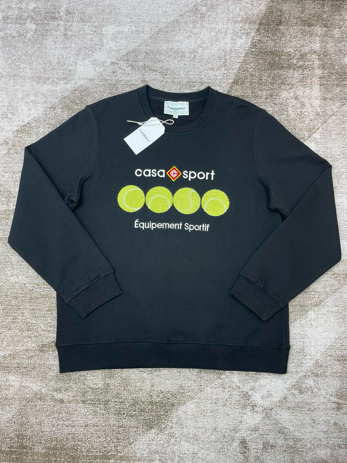 Sudadera verde y negra
