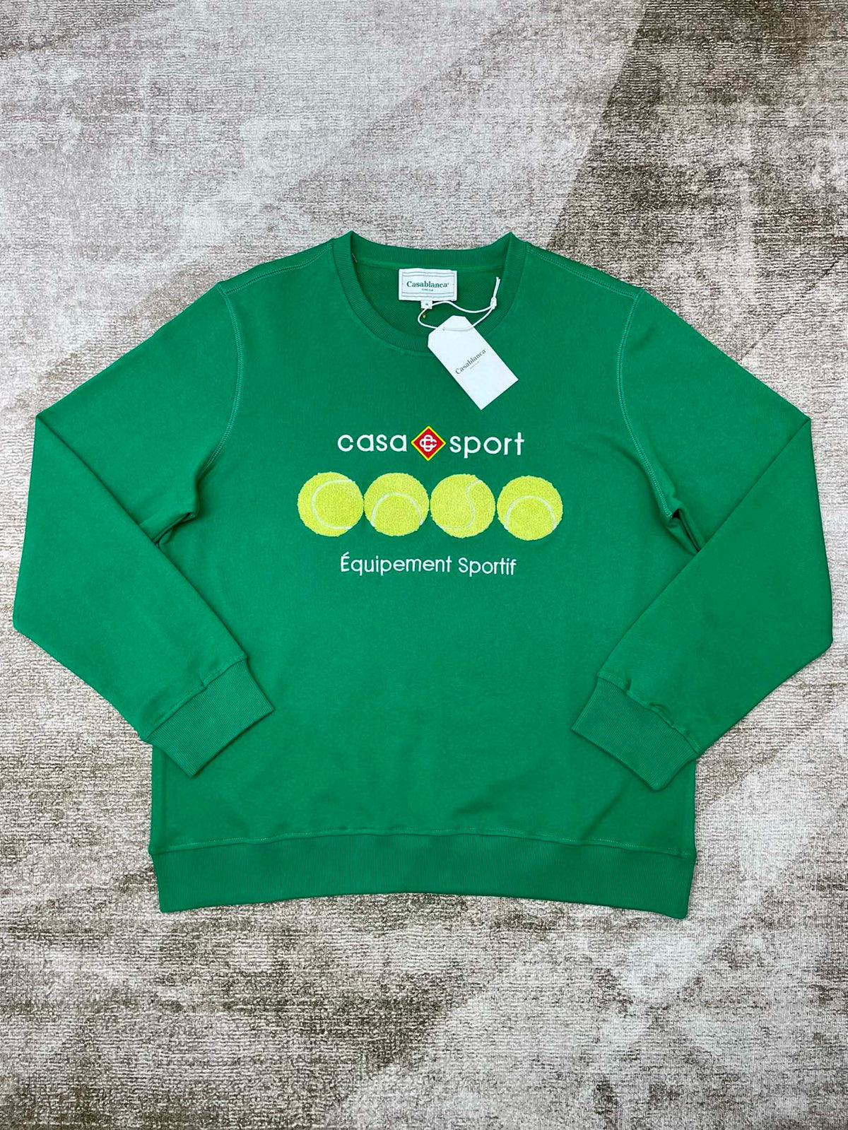 Sudadera verde y negra