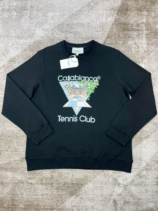 Sudadera negra y rosa claro