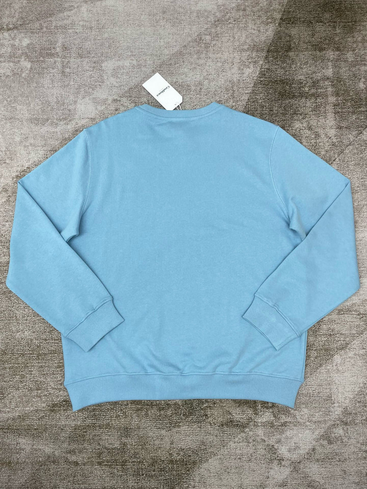 Sweatshirt in Himmelblau und Hellrosa