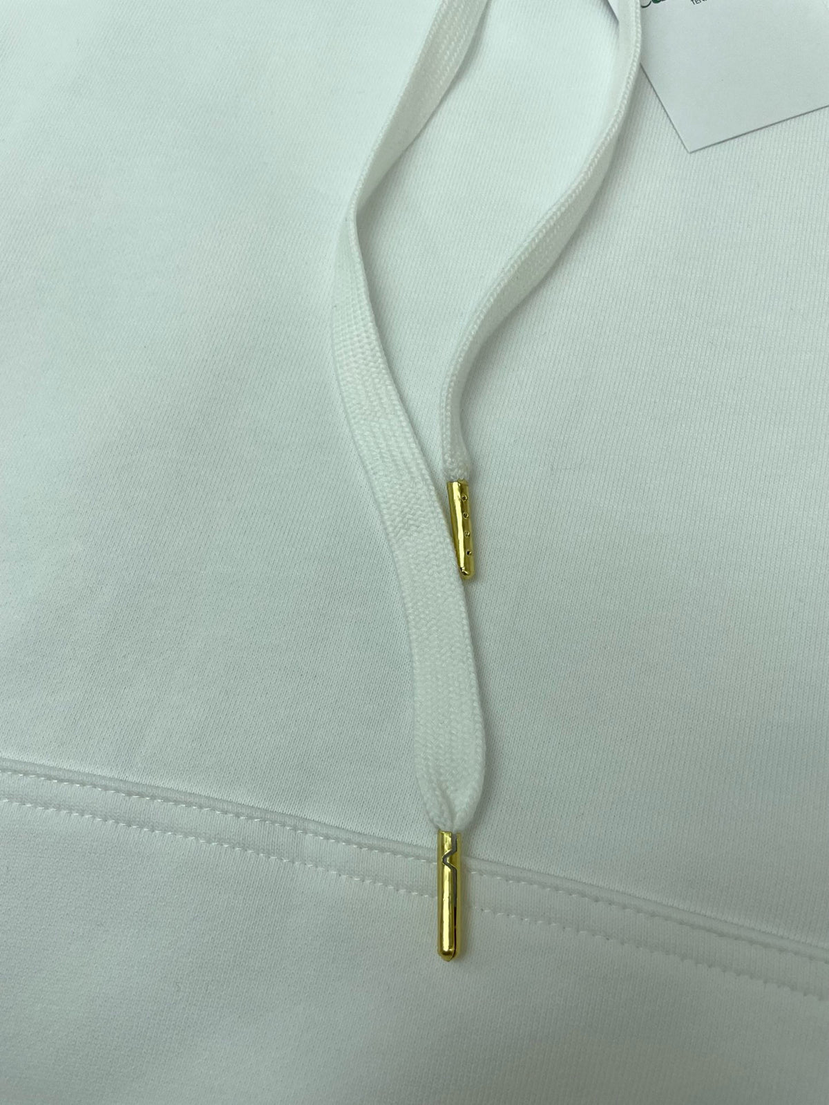 White and Black Hoodie