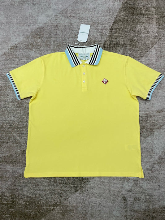 Polo amarillo y negro