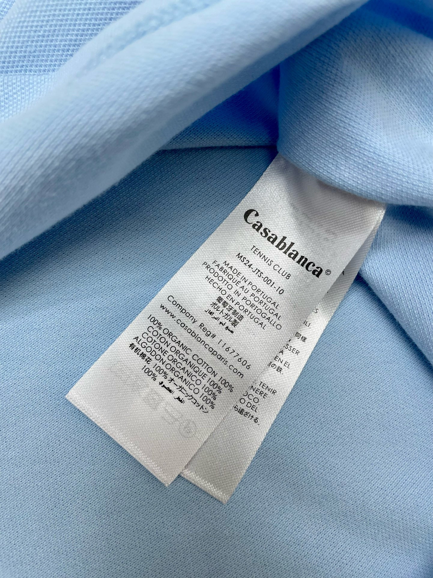 Sky blue T-shirt - Size L