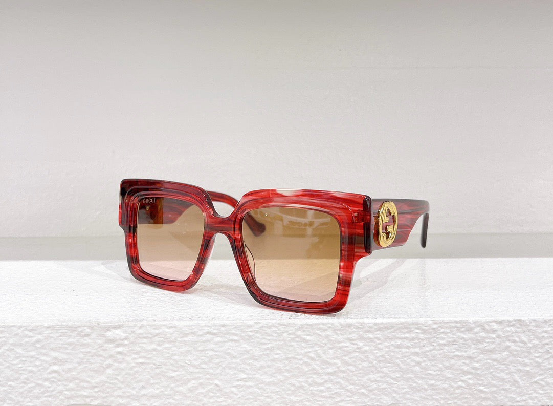 Black,Red and White Sunglass - FashionHype.xyz