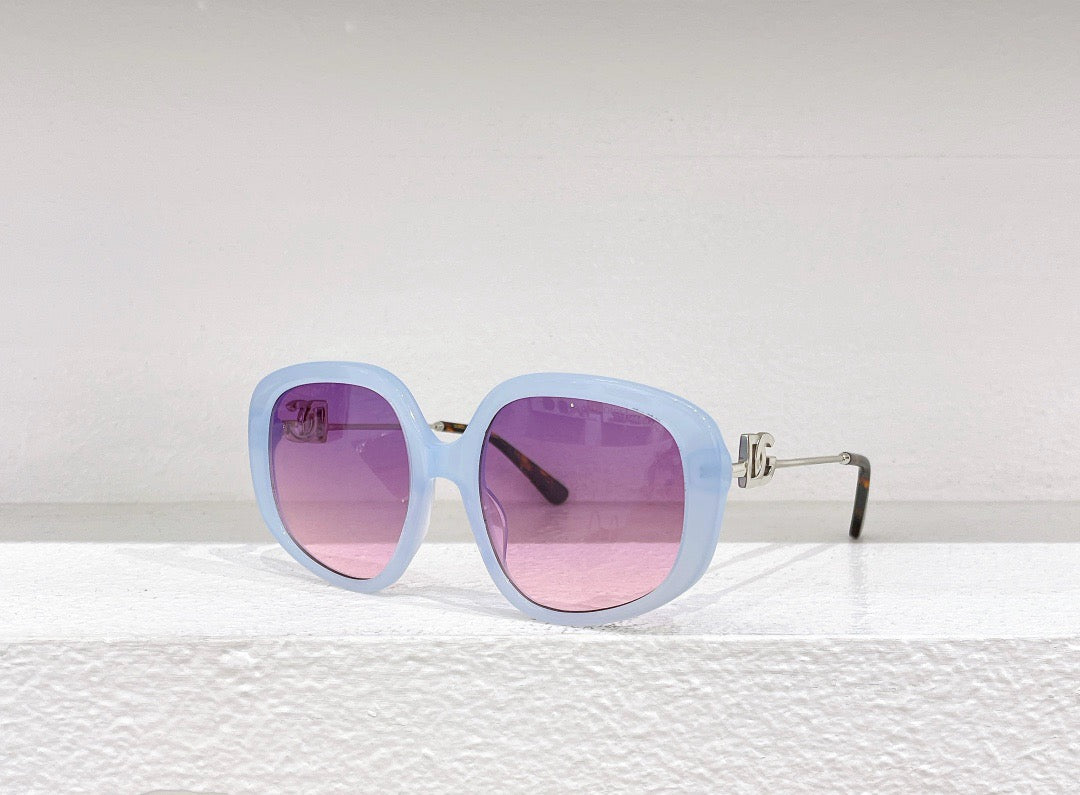 Sky blue,White,Black and Pink Sunglass - FashionHype.xyz