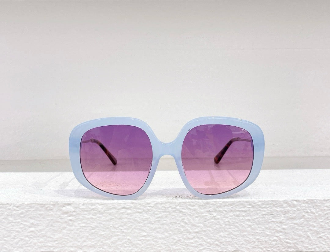 Sky blue,White,Black and Pink Sunglass - FashionHype.xyz
