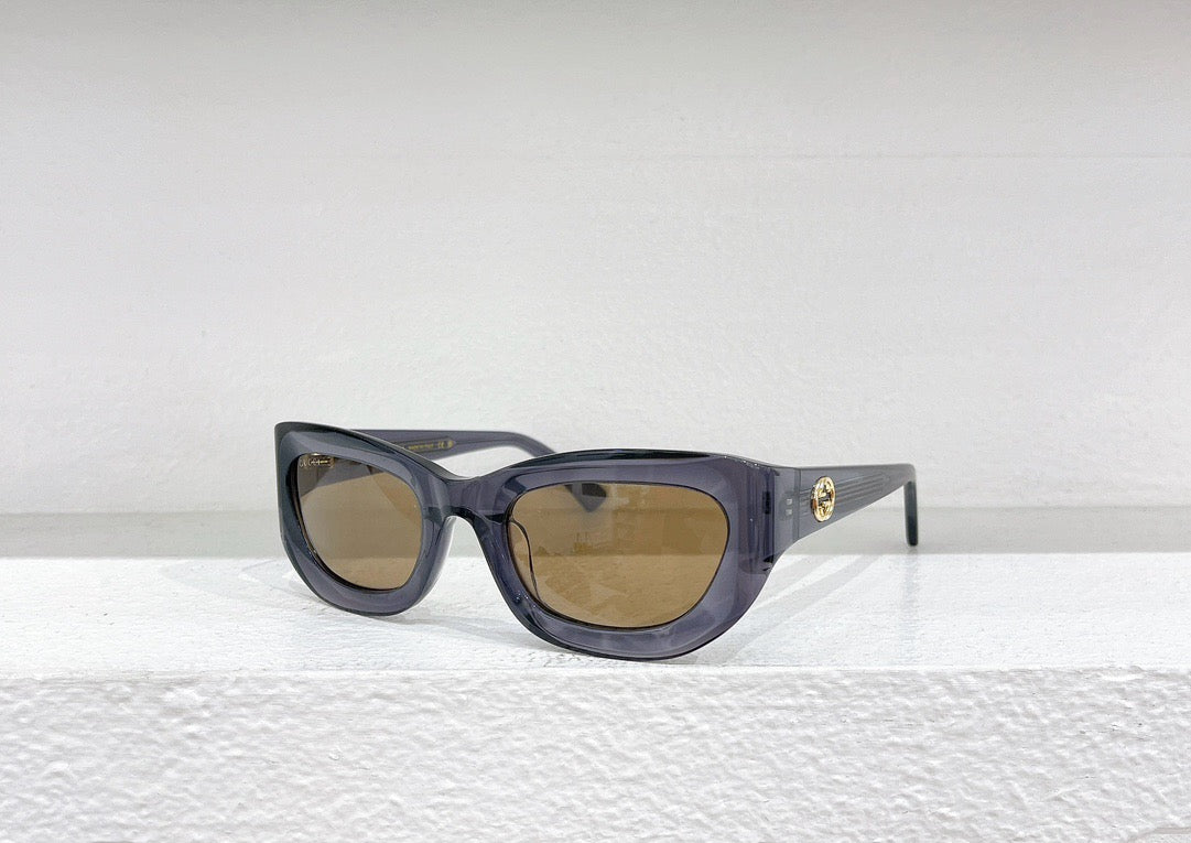Brown,Black,Blue and Gold Sunglass - FashionHype.xyz