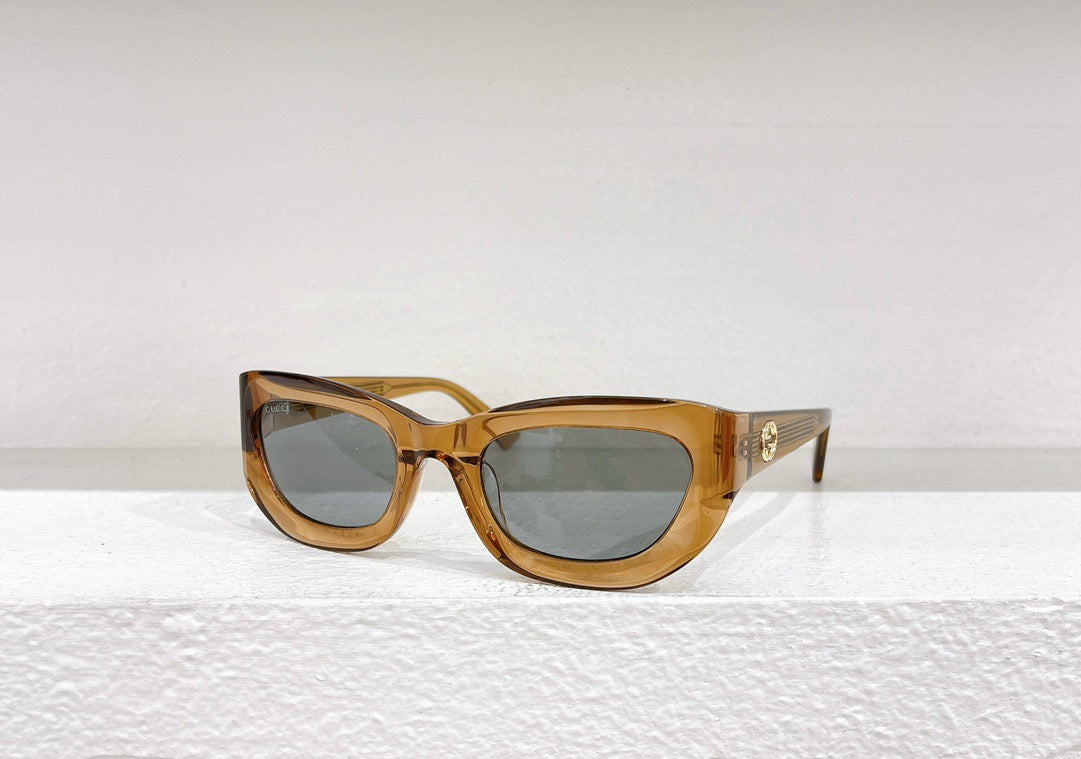 Brown,Black,Blue and Gold Sunglass - FashionHype.xyz