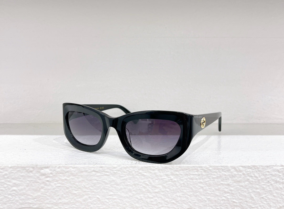Brown,Black,Blue and Gold Sunglass - FashionHype.xyz
