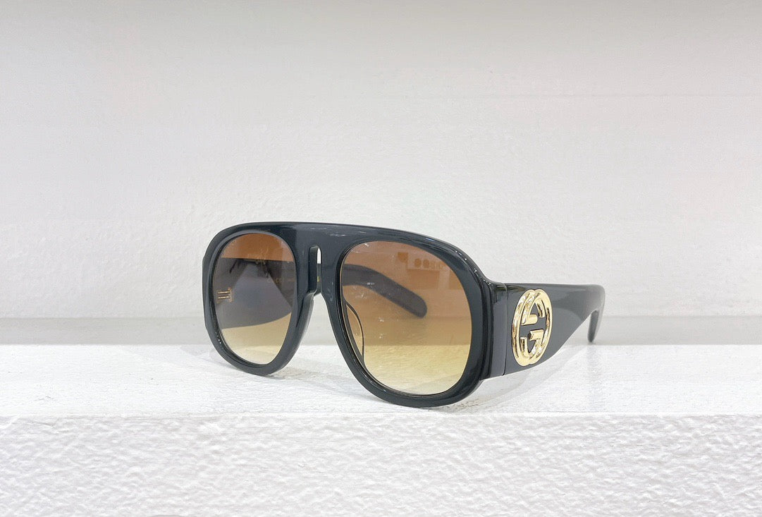 Brown,Black and Blue Sunglass - FashionHype.xyz
