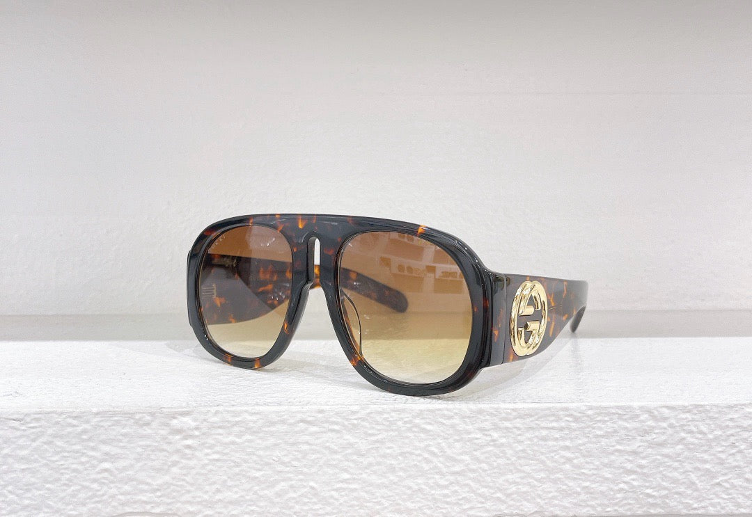 Brown,Black and Blue Sunglass - FashionHype.xyz