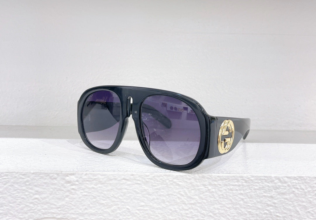 Brown,Black and Blue Sunglass - FashionHype.xyz