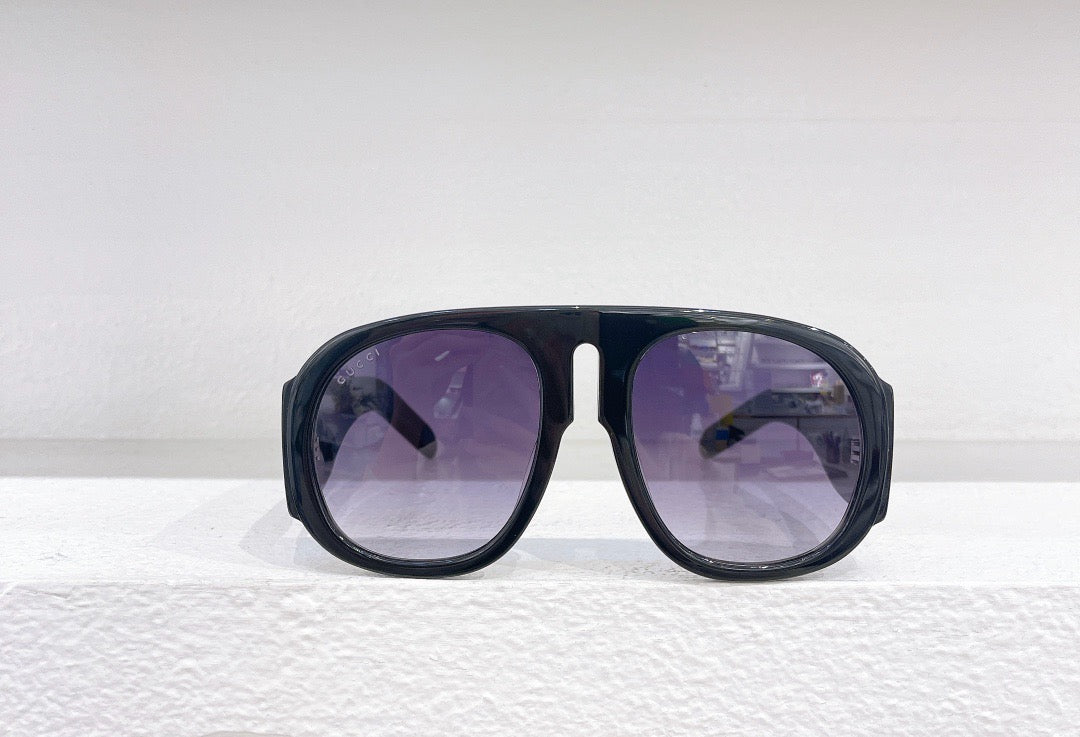 Brown,Black and Blue Sunglass - FashionHype.xyz