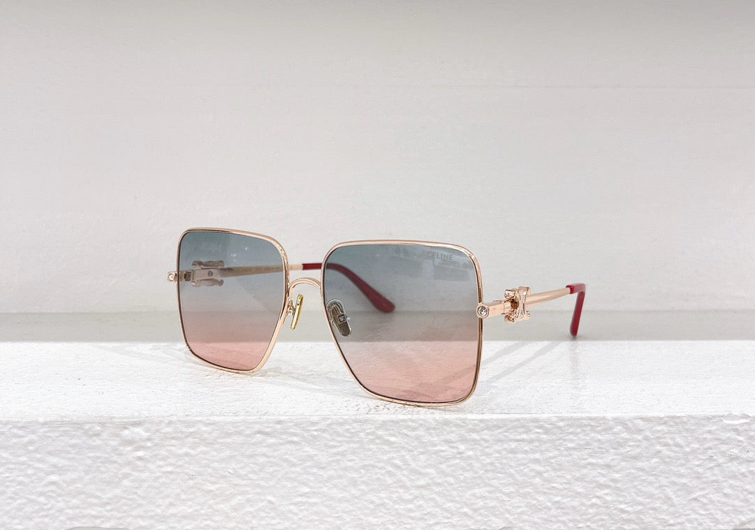 Gafas de sol negras, marrones y rosas
