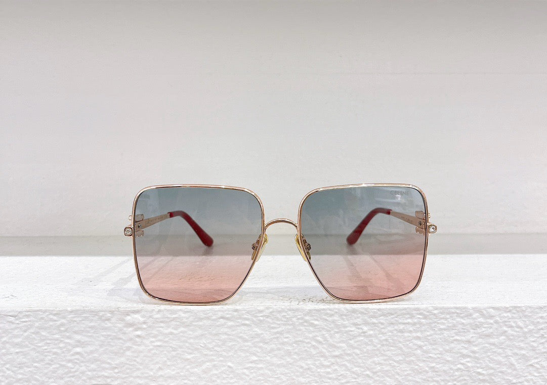 Gafas de sol negras, marrones y rosas