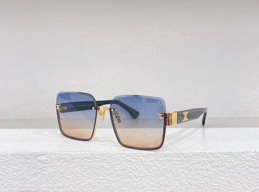 Gafas de sol azules, negras y marrones